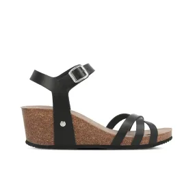 Arola Mat Black Sandals