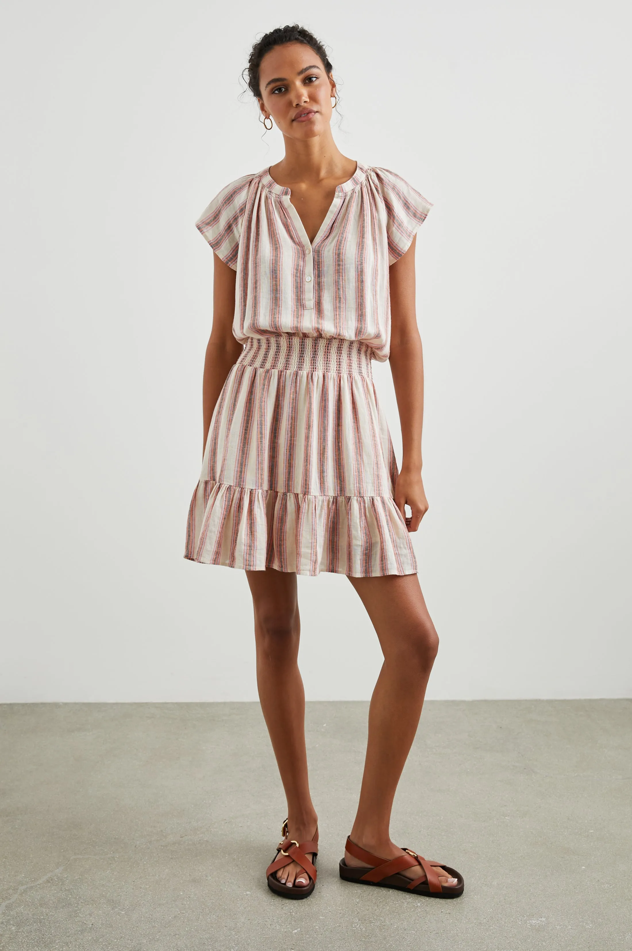 AUGUSTINE DRESS - CAMINO STRIPE