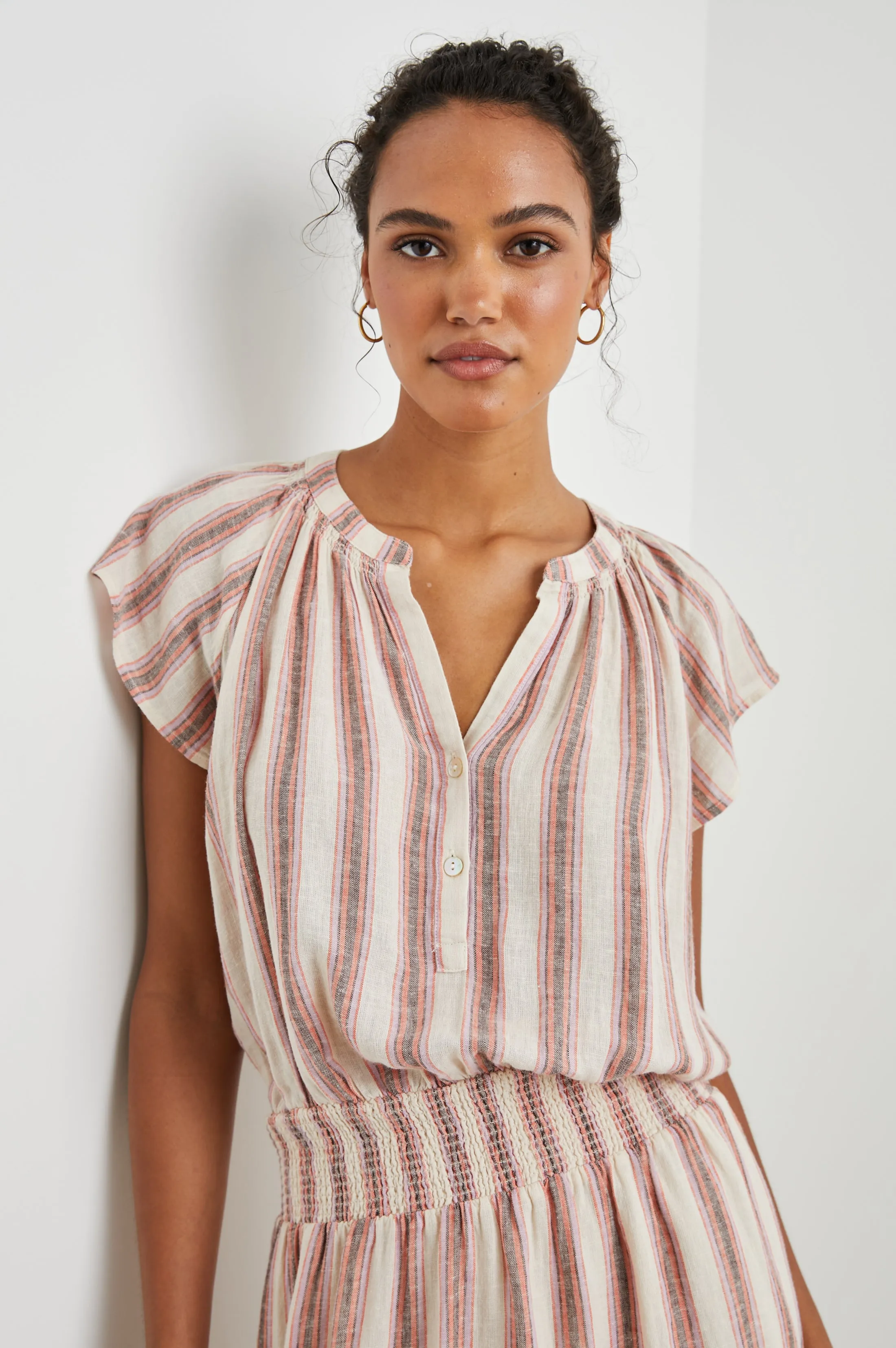 AUGUSTINE DRESS - CAMINO STRIPE