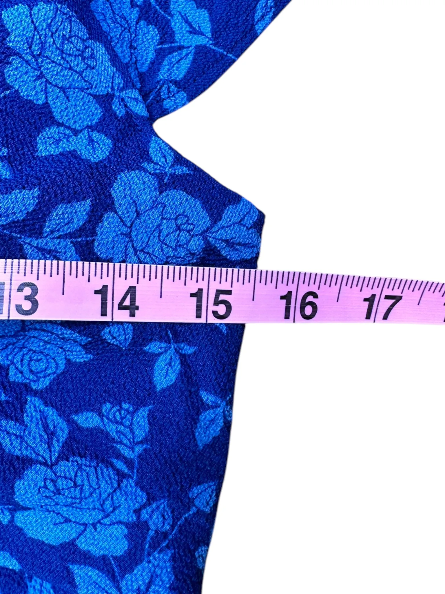 bcbg Paris Blue Floral Print Maxi Dress Size S