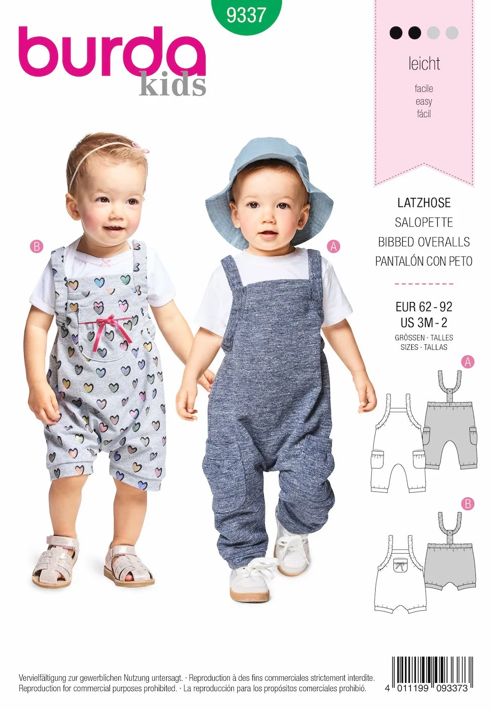 BD9337 Baby's Bidded Trousers