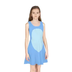 Blue Heeler Dog Girls' Sleeveless Sundress- Costume, Cosplay