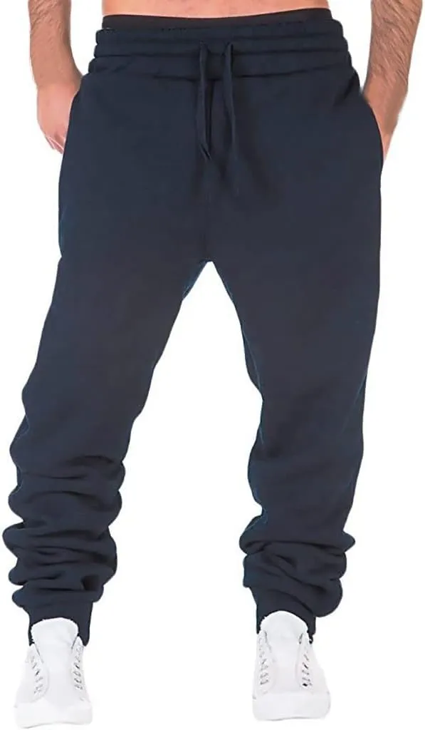 Cargo Sweatpants for Men Big and Tall Casual Fashion Joggers Comfortable Basic Pants Sport Daily Workout Pants Men's