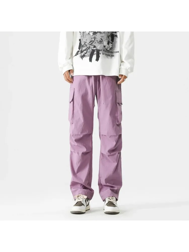 Cargo trousers for men - Wide leisure trousers with side pockets, comfortable fit