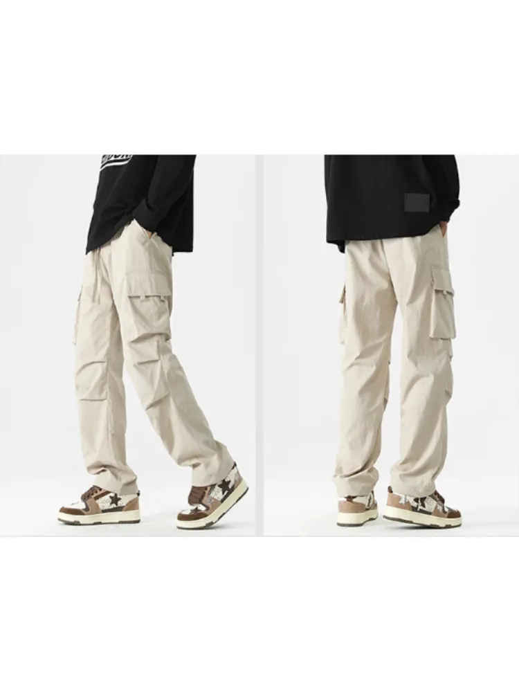 Cargo trousers for men - Wide leisure trousers with side pockets, comfortable fit