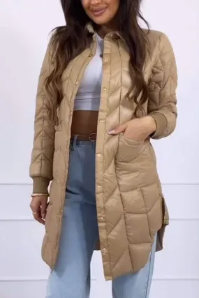 Casual Long Sleeve Pocket Jacket