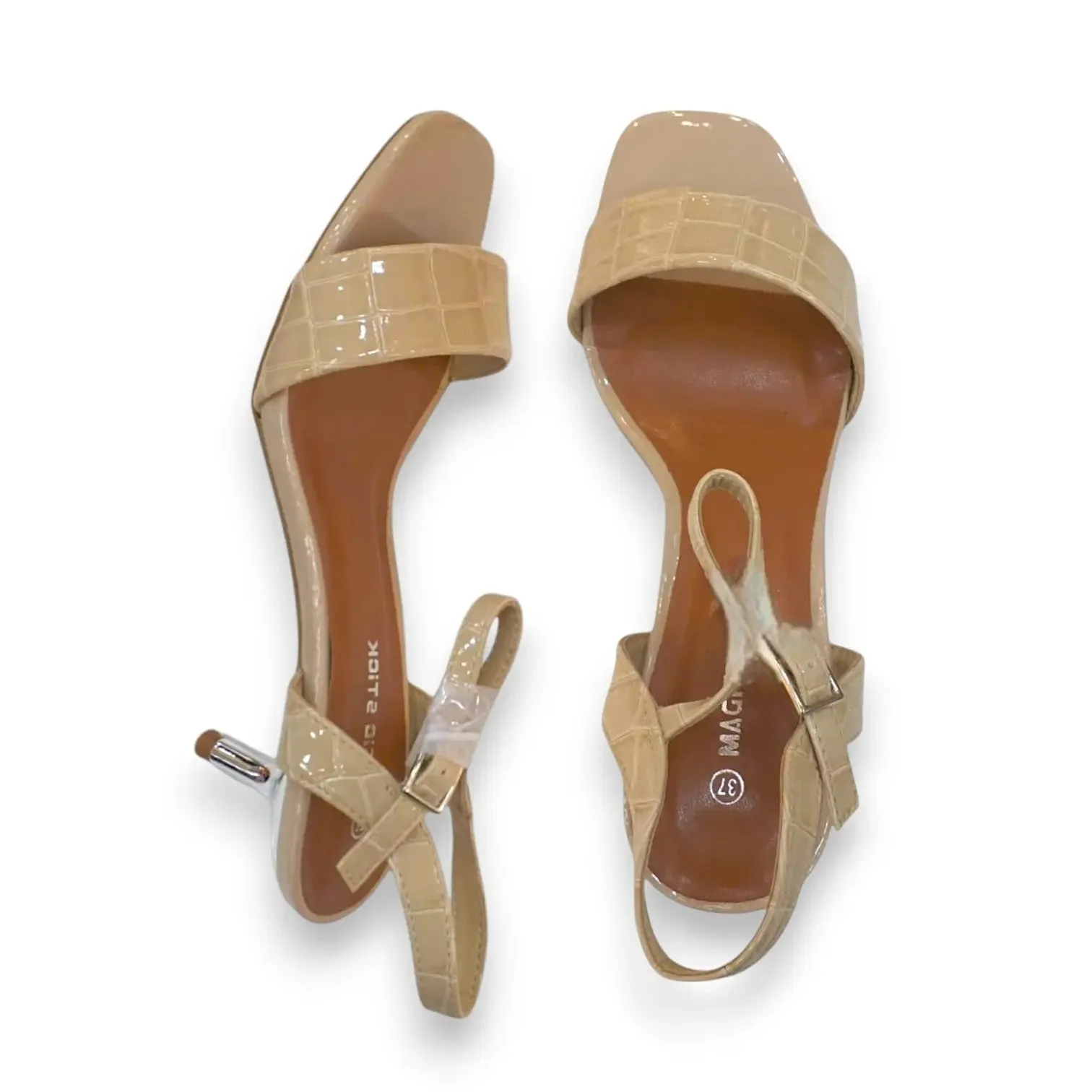 Croc Embossed Sandal