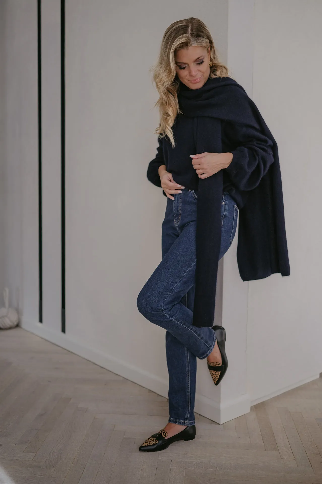 Dolente scarf I Dark Blue