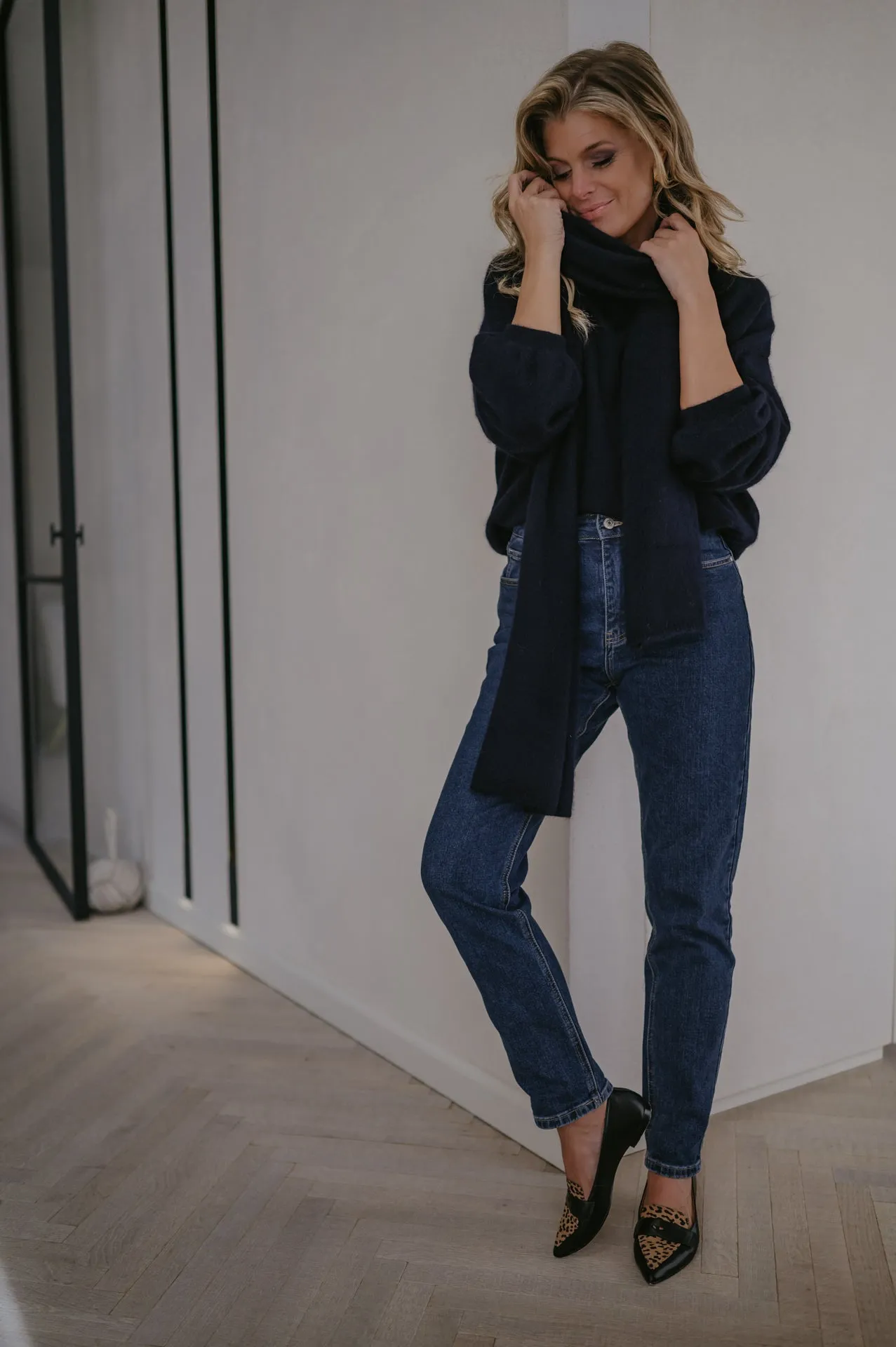 Dolente scarf I Dark Blue