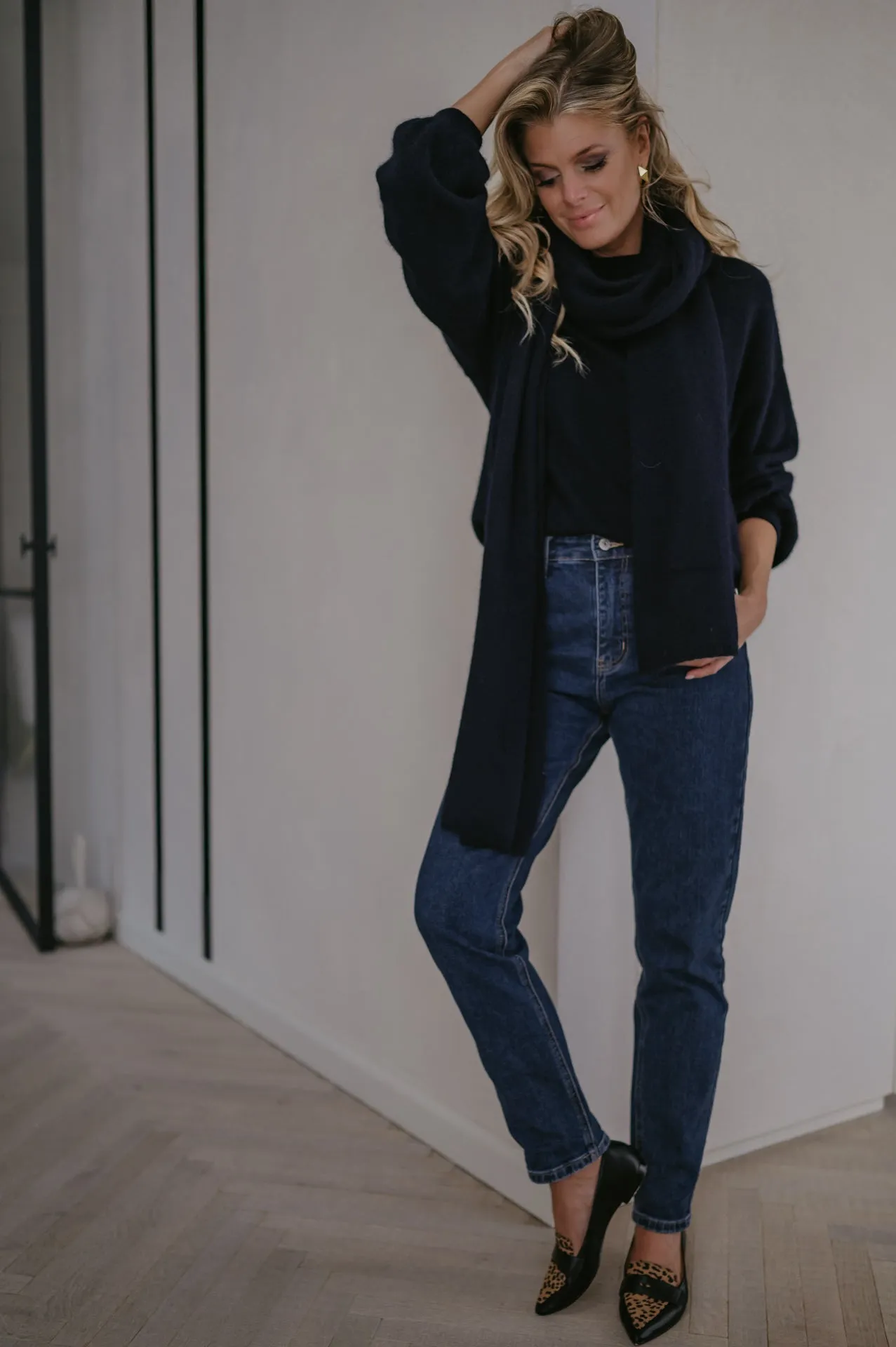 Dolente scarf I Dark Blue