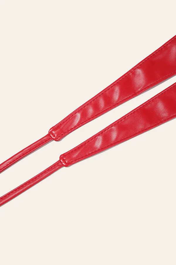 Elegant Soft Lace-up Belt