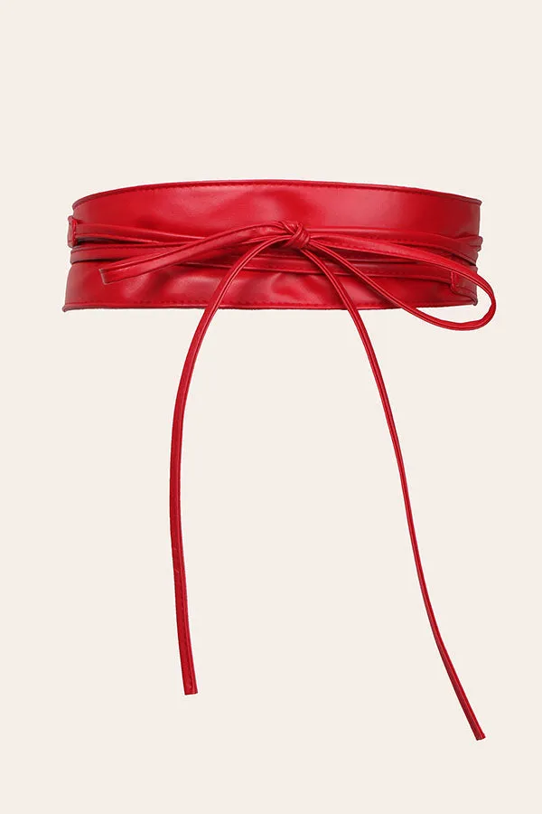 Elegant Soft Lace-up Belt