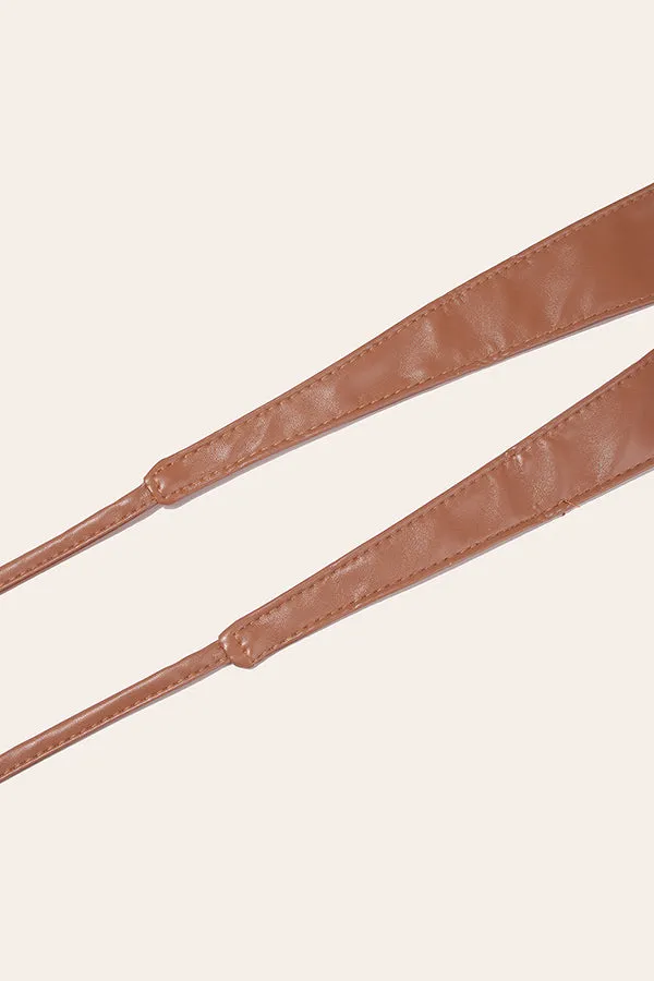 Elegant Soft Lace-up Belt
