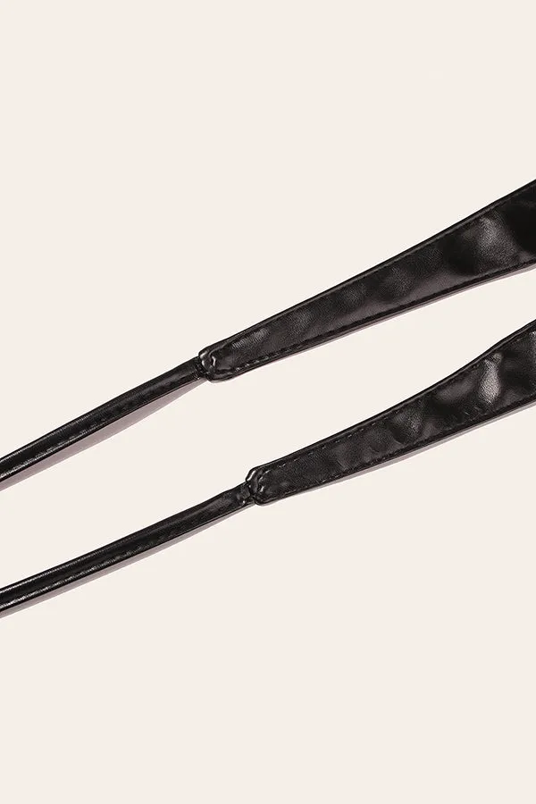 Elegant Soft Lace-up Belt