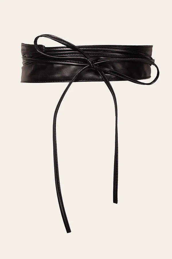 Elegant Soft Lace-up Belt