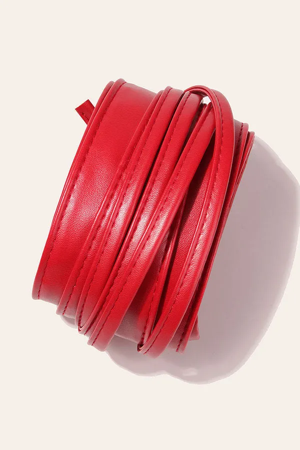 Elegant Soft Lace-up Belt