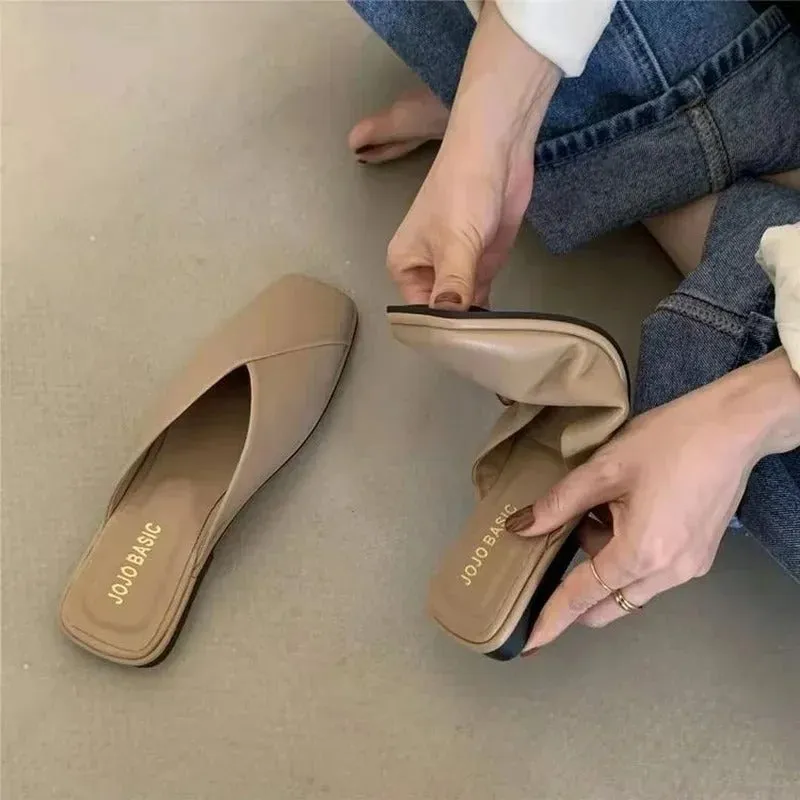 Evangeline - Stylish Square-Toe Sandals for Women