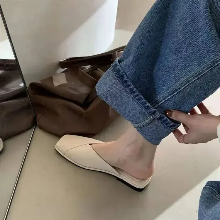Evangeline - Stylish Square-Toe Sandals for Women