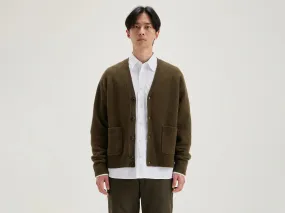 Geican v-neck cardigan (242 / M / MILITARY)
