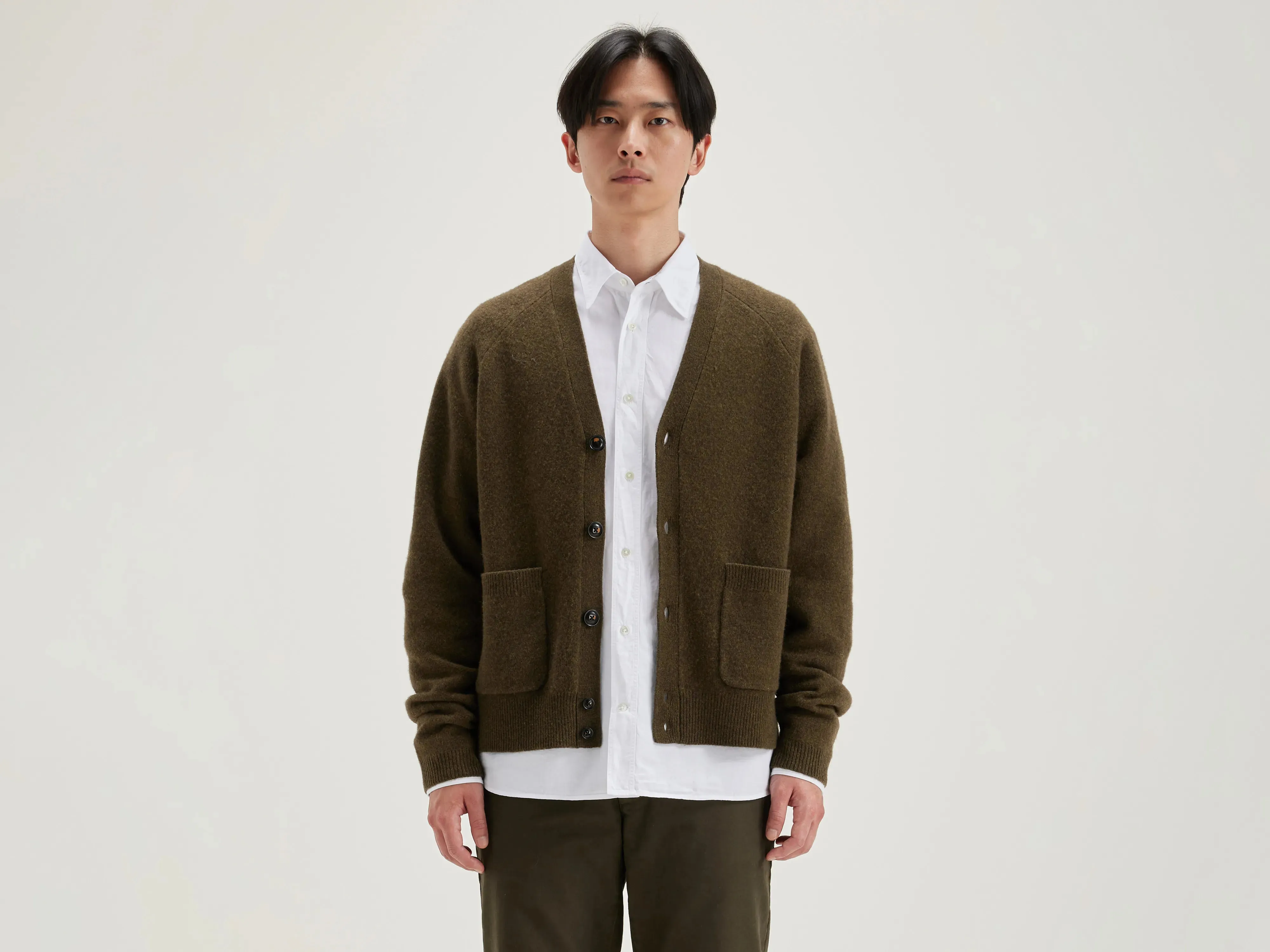 Geican v-neck cardigan (242 / M / MILITARY)