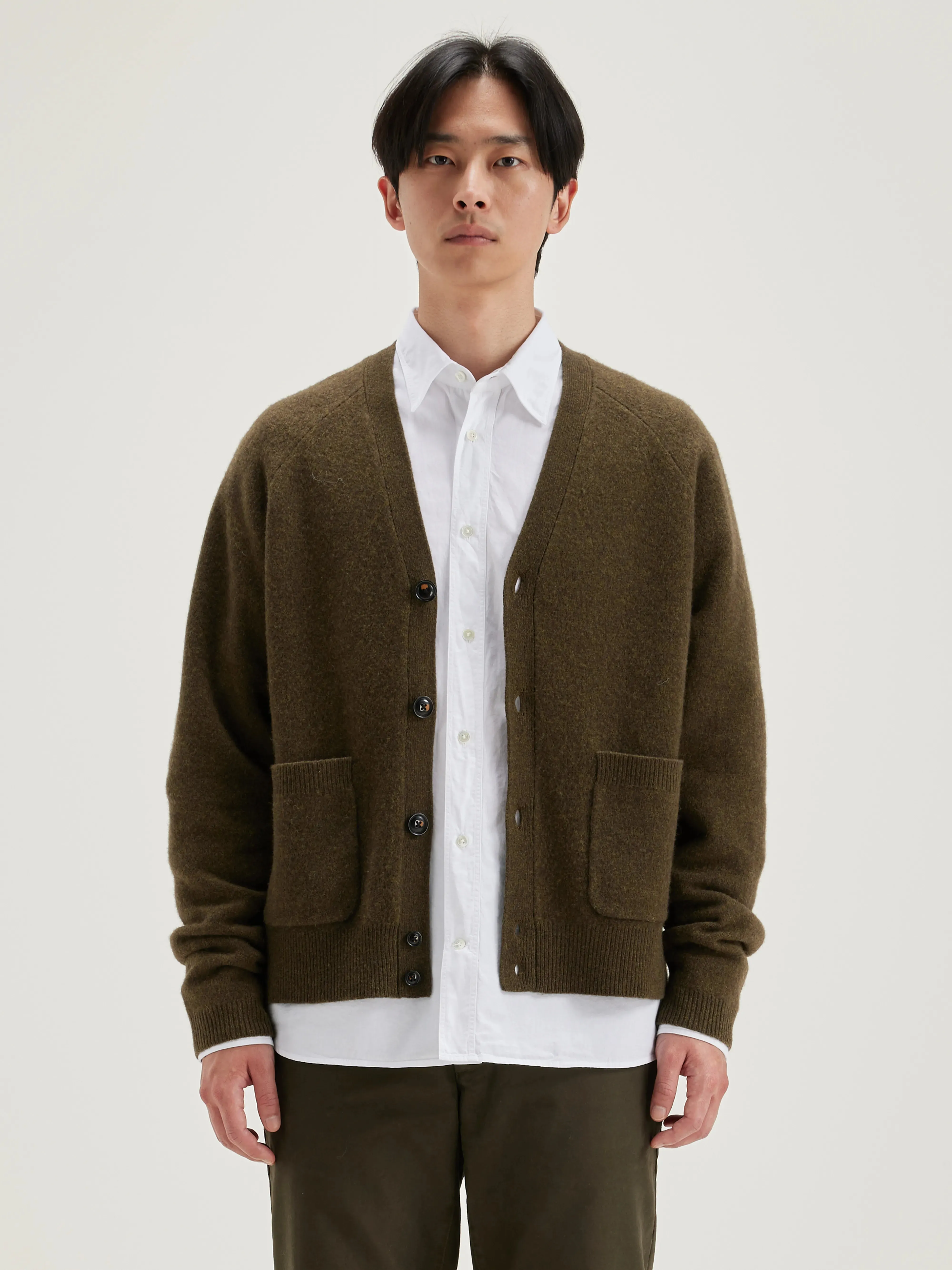 Geican v-neck cardigan (242 / M / MILITARY)