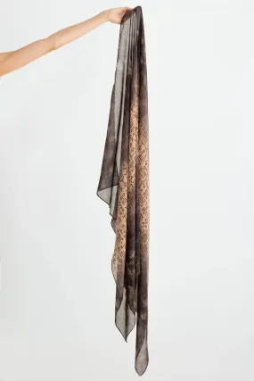 Hangul Design Korean Languages Wrap Long Shawl Scarf