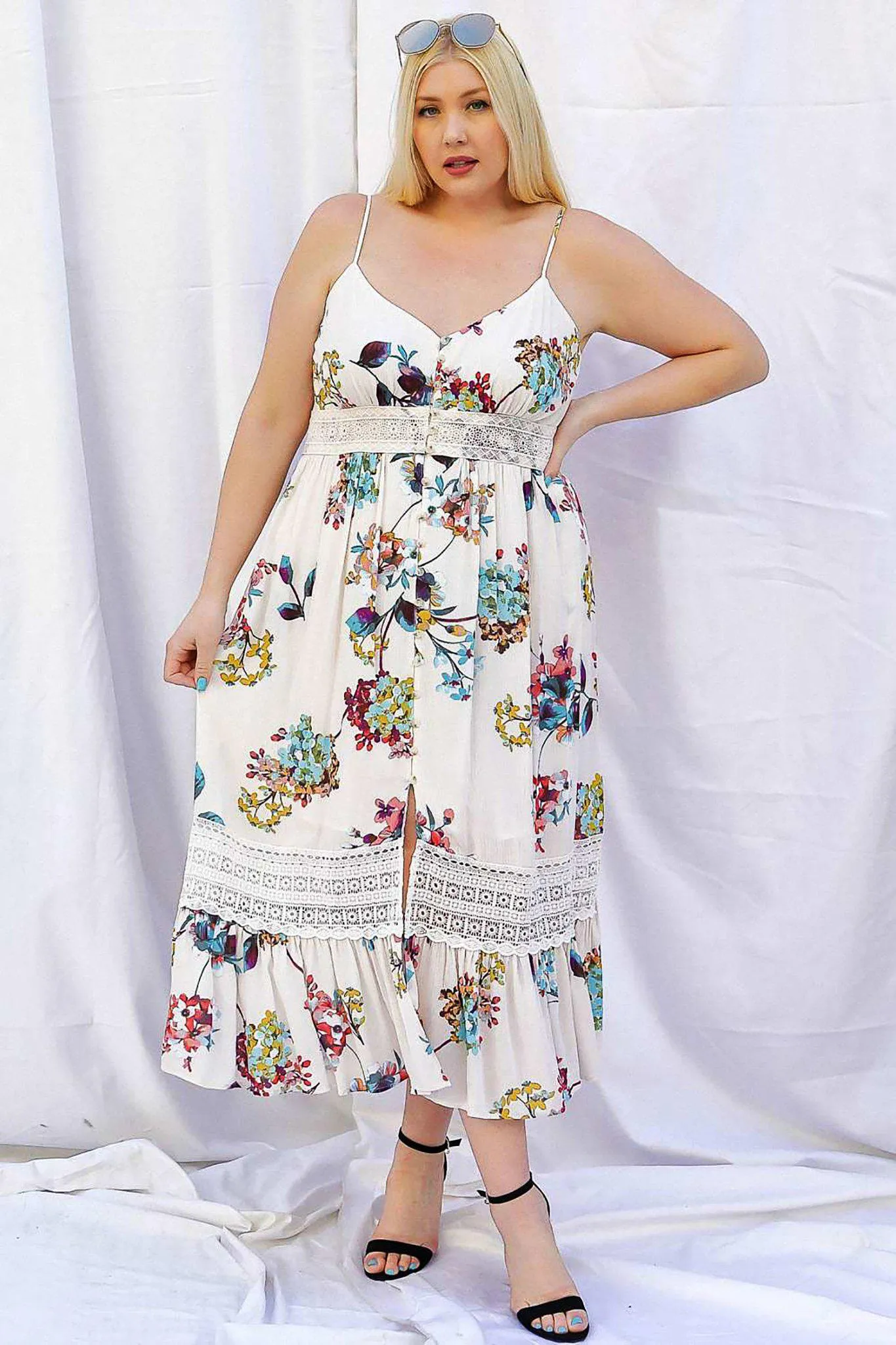 Leah Floral Sundress