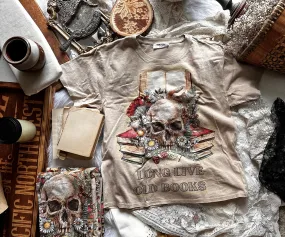 Long Live Old Books baggy tee