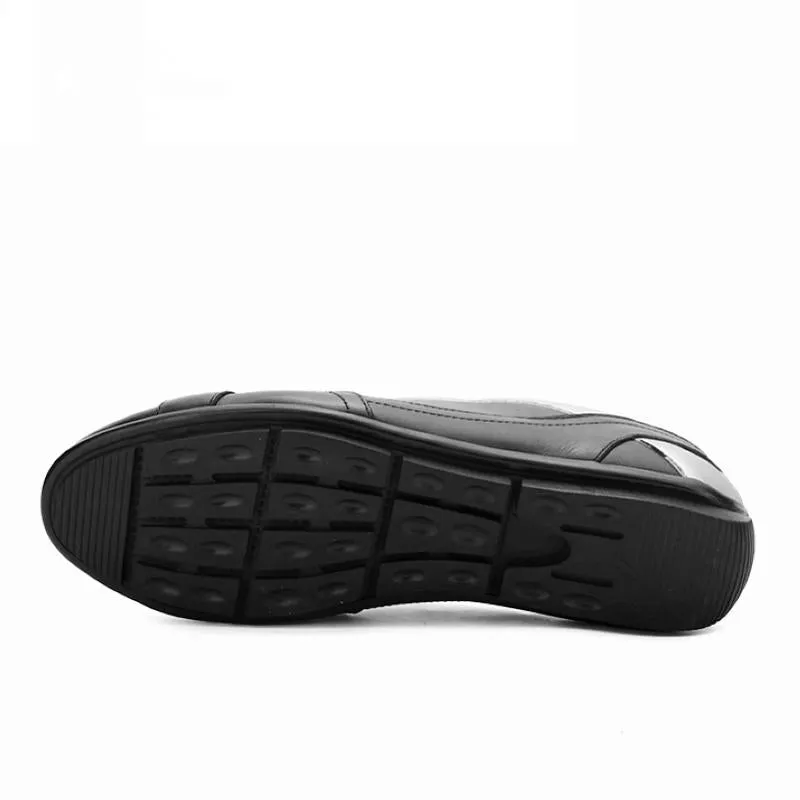 Men's Genuine Leather Flats | Plus Size