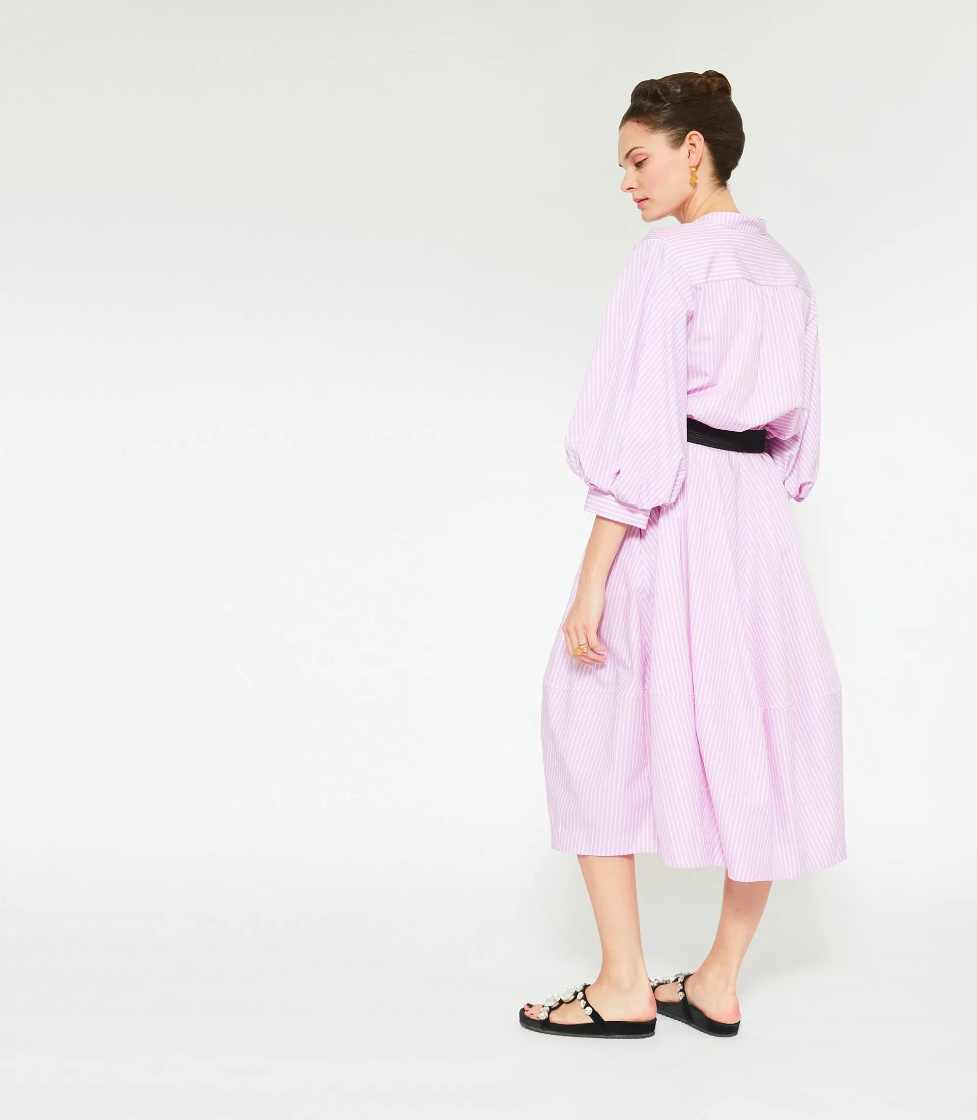 NARDY SKIRT - Ben stripe Orchid Pink