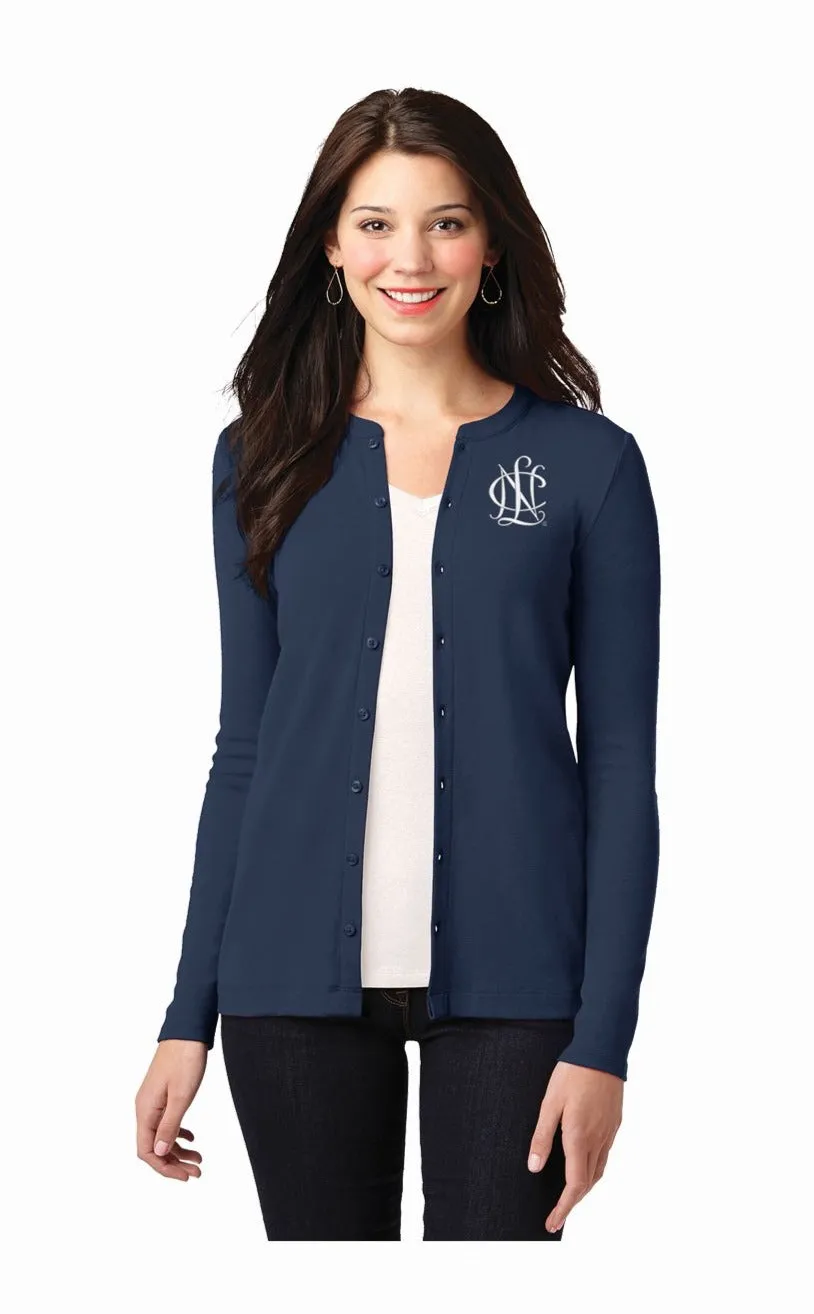 National Charity League Cotton Modal Stretch Lightweight Cardigan