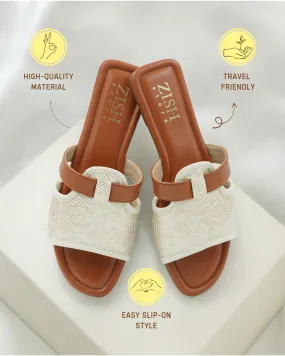 Off White Meghan Flats