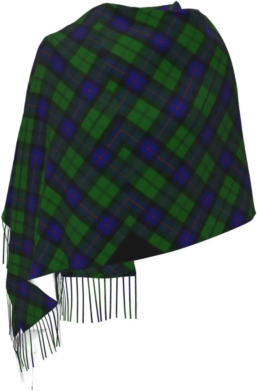 Scottish Clan Duncan Tartan Plaid Imitation Cashmere Tassel Scarf Winter Scarf Autumn Softest Classic Warm