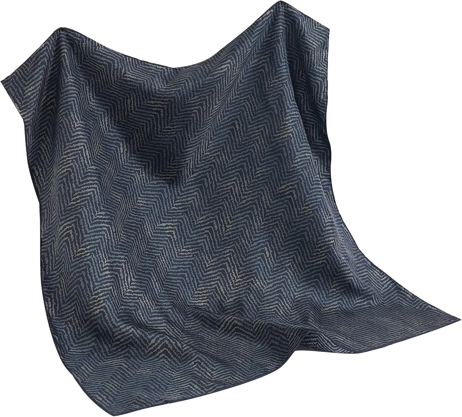 STARWHISPER 100% Pure Mulberry Silk Scarf-27''x27'' 14MM Pure Silk Twill Scarf for Women Square Scarf with Gift Packaging
