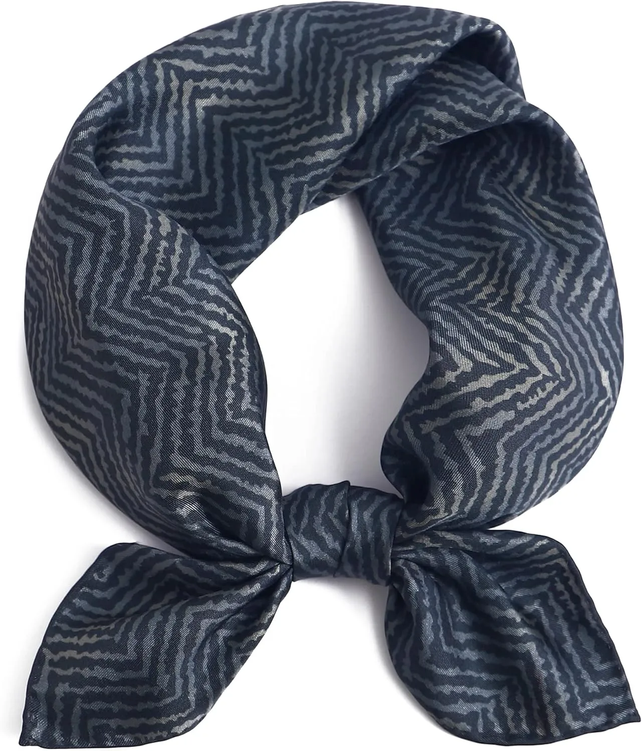 STARWHISPER 100% Pure Mulberry Silk Scarf-27''x27'' 14MM Pure Silk Twill Scarf for Women Square Scarf with Gift Packaging