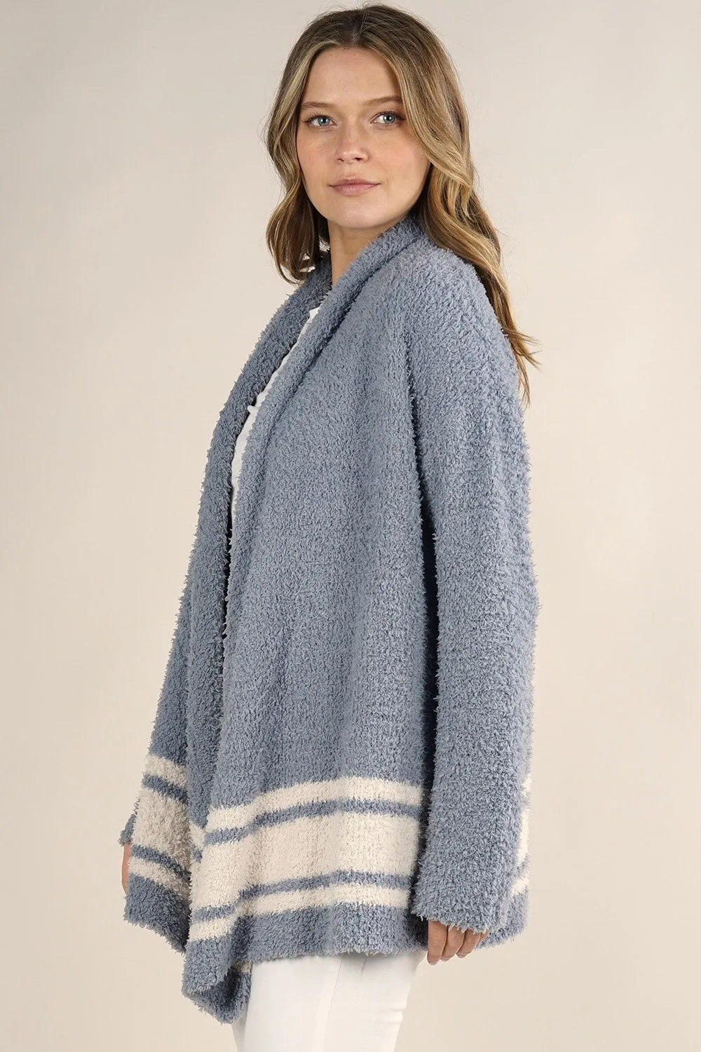 Super Soft Shawl Collar Drape Cardigan
