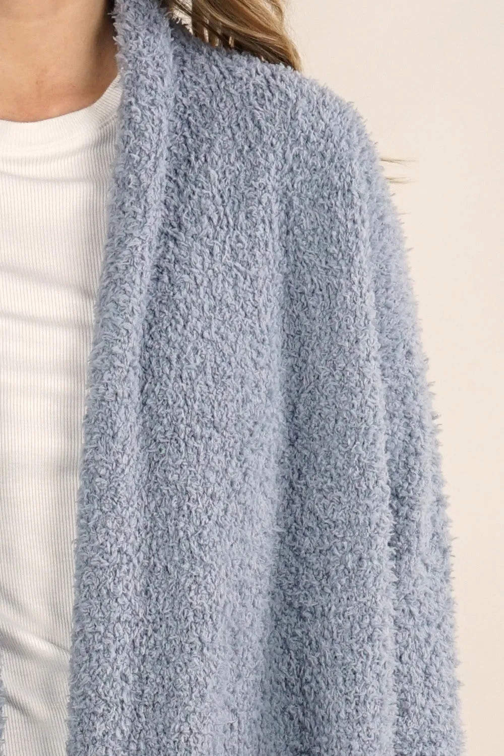 Super Soft Shawl Collar Drape Cardigan