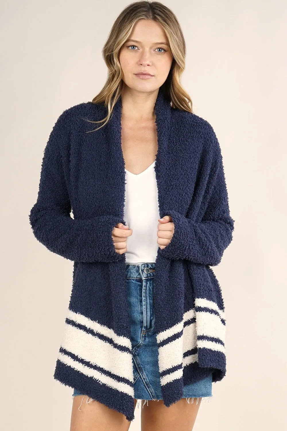 Super Soft Shawl Collar Drape Cardigan