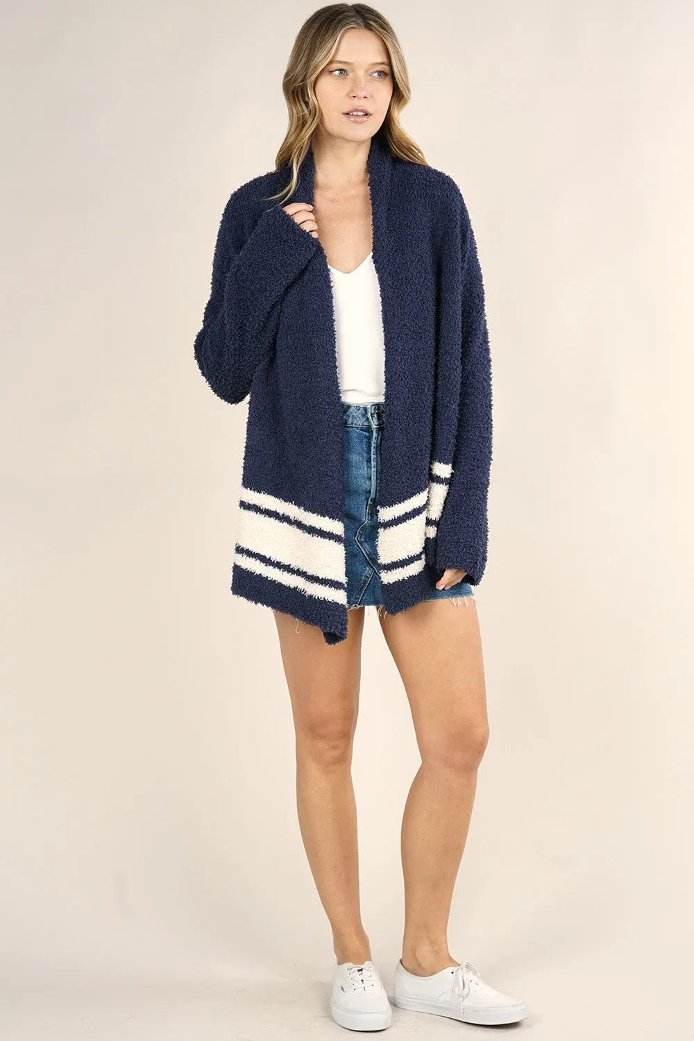 Super Soft Shawl Collar Drape Cardigan