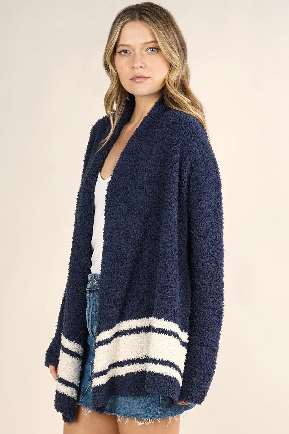 Super Soft Shawl Collar Drape Cardigan