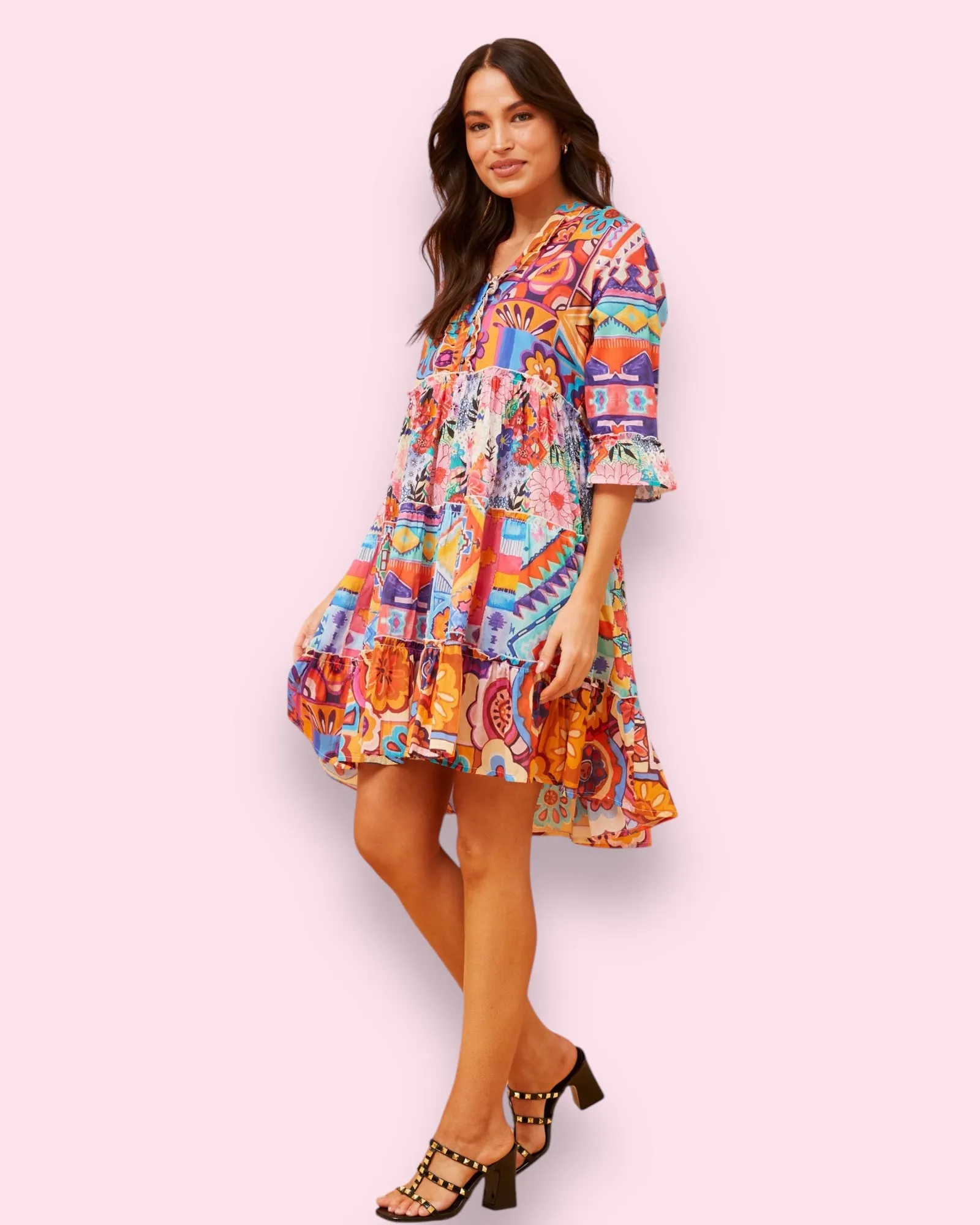 Temperance Patchwork Dress