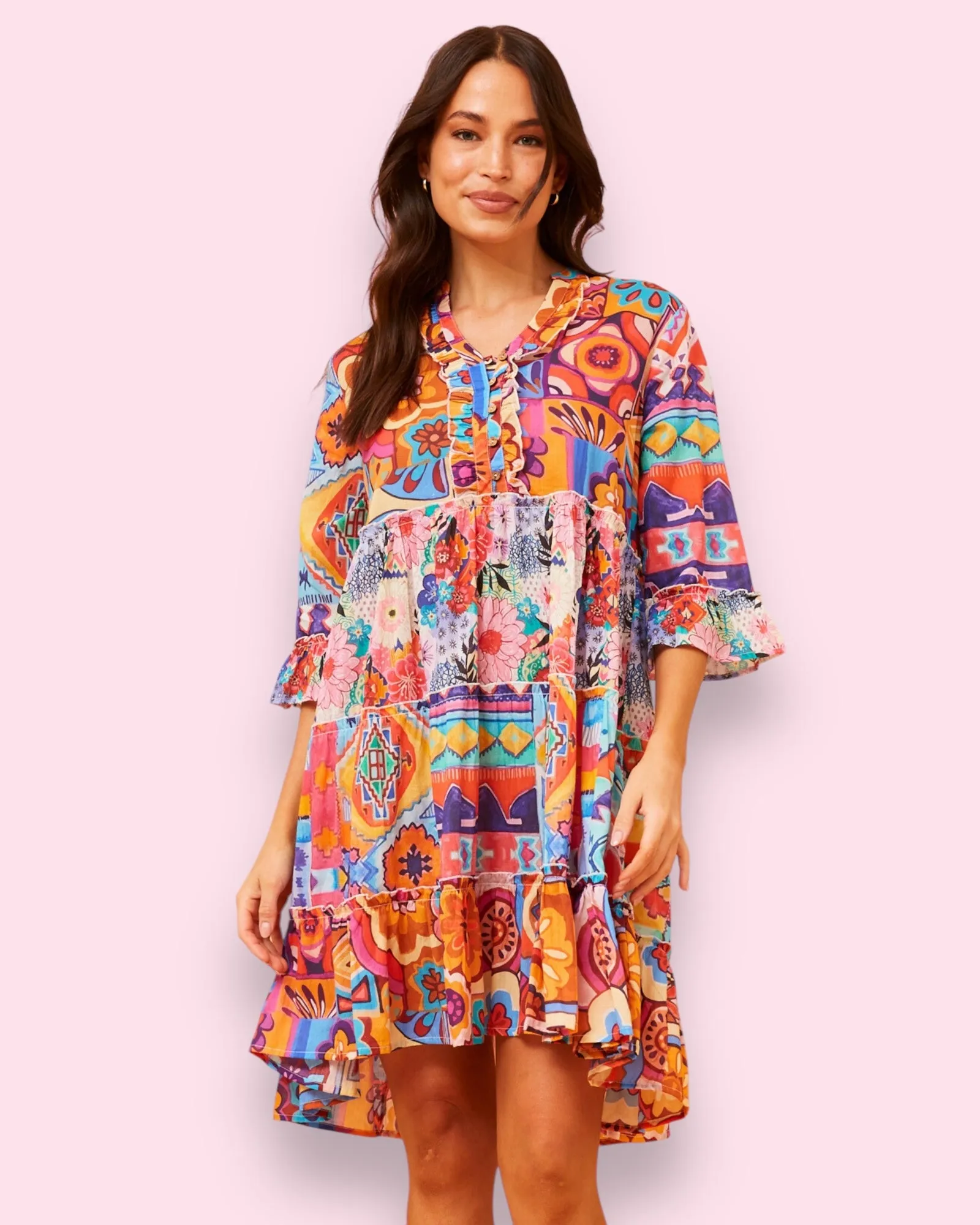 Temperance Patchwork Dress