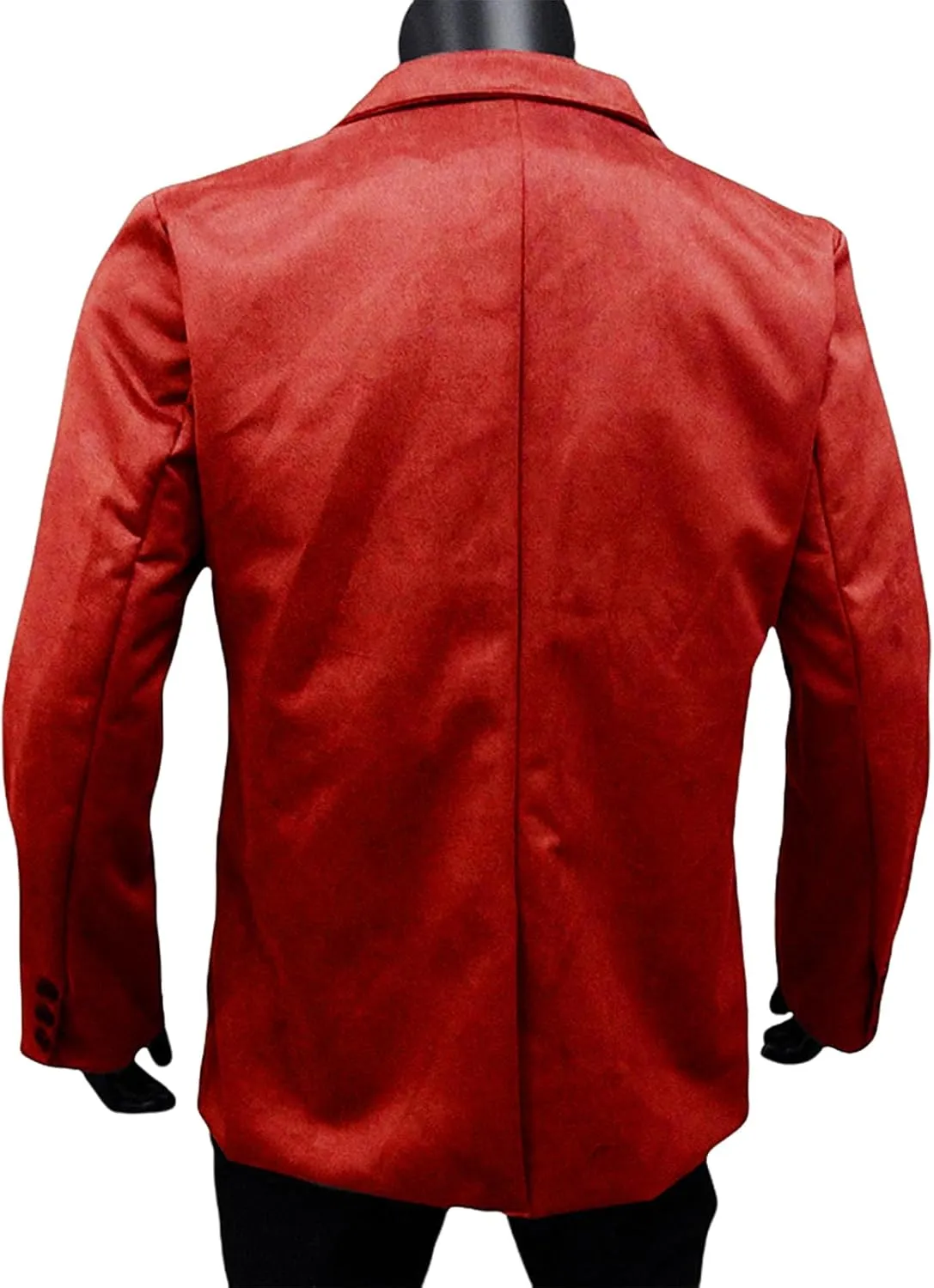 Thatrich Casual Business Jacket for Men Fall Winter Blazers Lightweight Button Down Cardigan Lapel Long Sleeve Casual Suit
