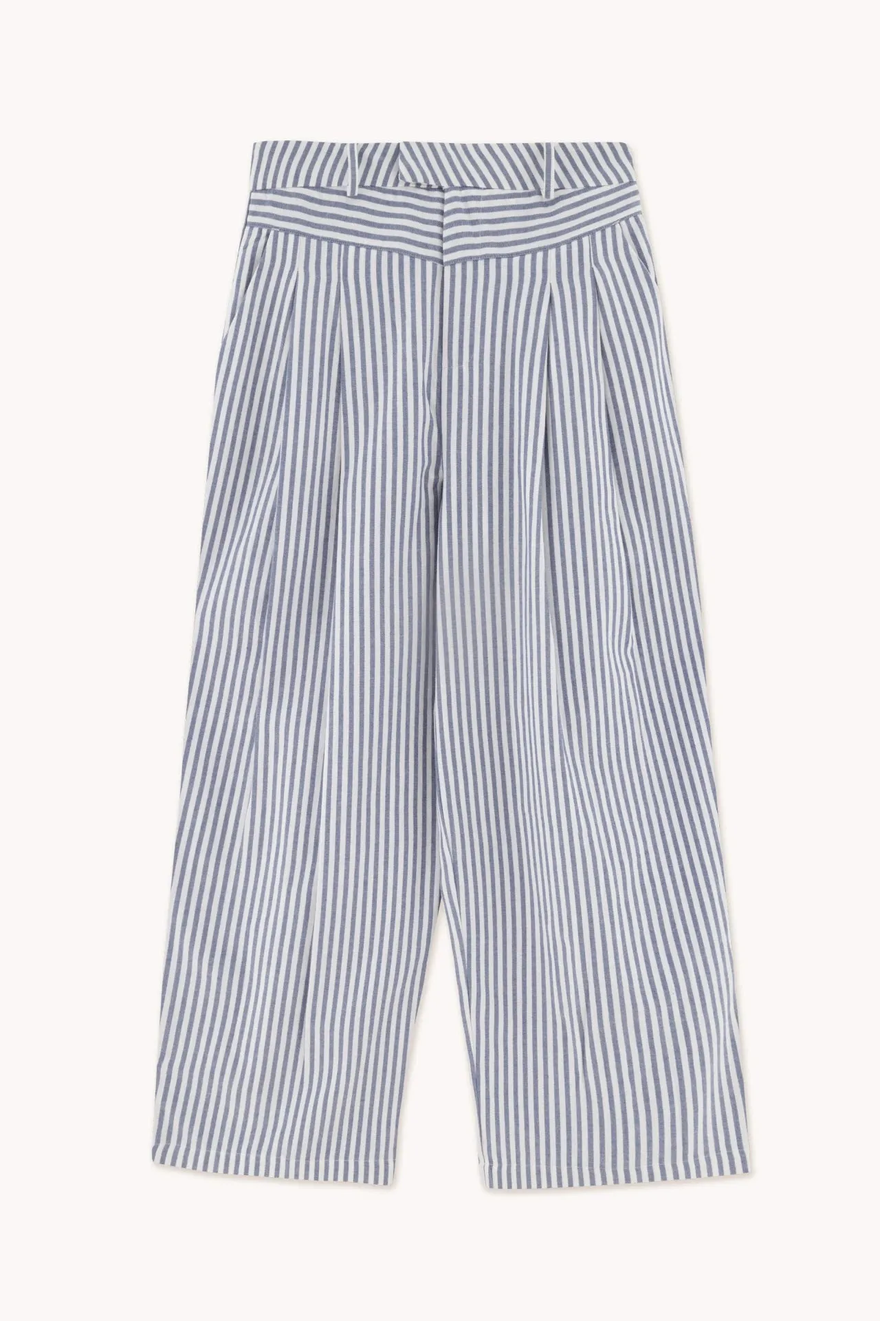 Tiny Big Sister | ARCHIVE Striped Trousers | Off White/Navy
