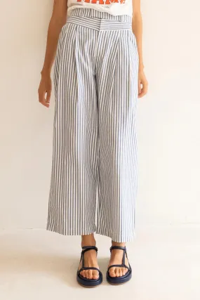 Tiny Big Sister | ARCHIVE Striped Trousers | Off White/Navy