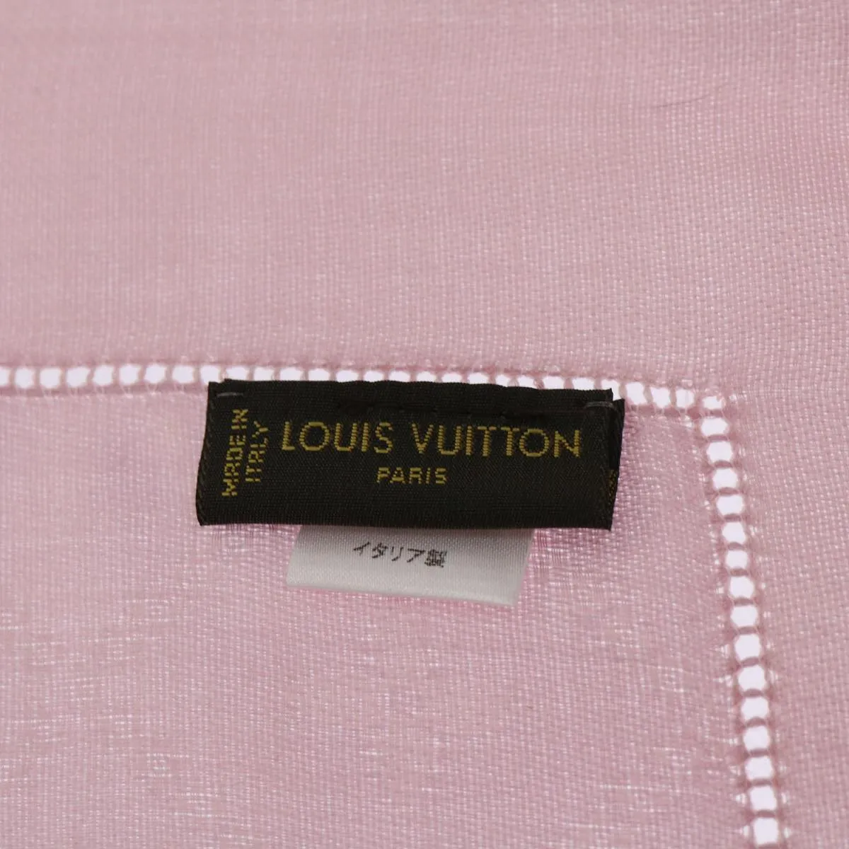 Trendy Inspired Louis Vuitton Monogram Scarf Silk Pink Lv Auth Ep1497