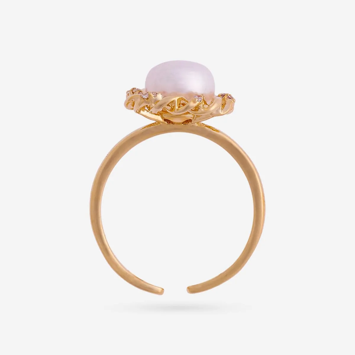 Trendy Pearl Finger Ring 174214