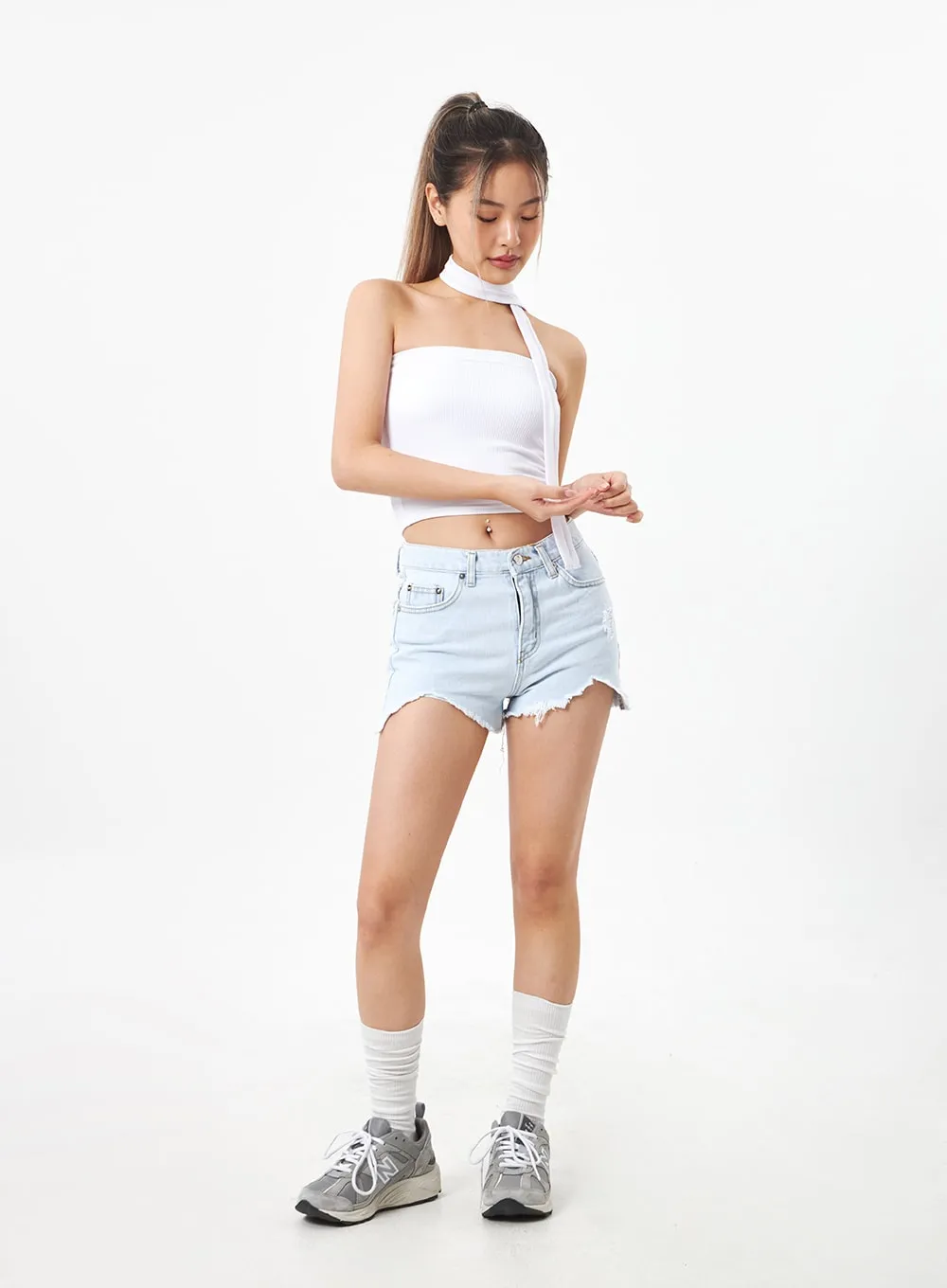 Tube Top With Scarf CA305
