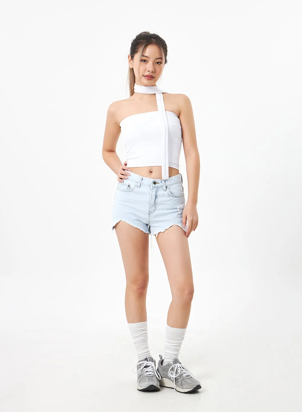 Tube Top With Scarf CA305