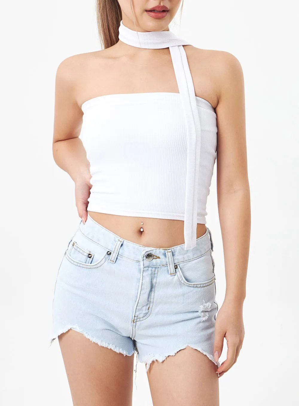 Tube Top With Scarf CA305
